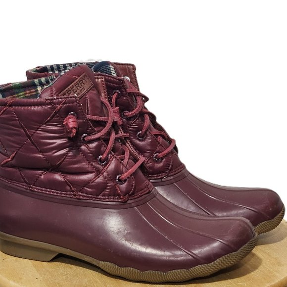 Sperry Women's Burgundy Winter Boots - Picture 3 of 6